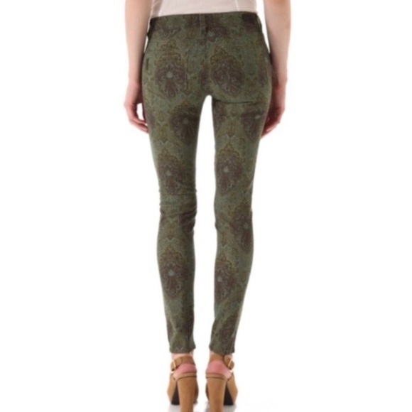PAIGE paisley print jeans , used but great condition. Size 27 - Picture 3 of 6